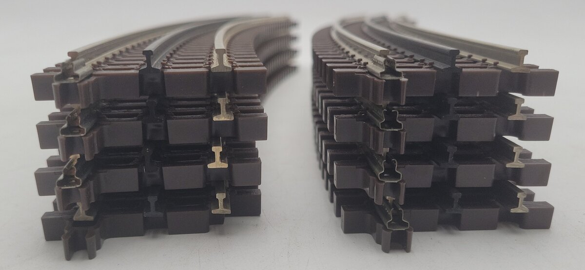 Atlas 6011 O Gauge O81 Curved Track (8) EX