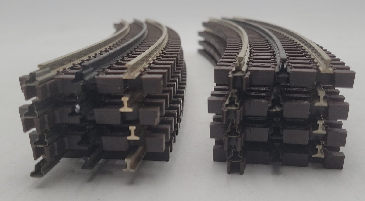 Atlas 6011 O Gauge O81 Curved Track (8) EX