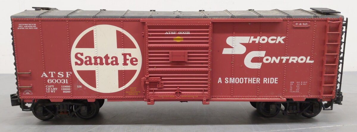 Aristo-Craft 46003 G Gauge Santa Fe Boxcar #46003 VG