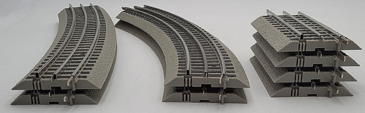 Lionel O Gauge Assorted FasTrack: 12015, 12041, 12025 [8] EX