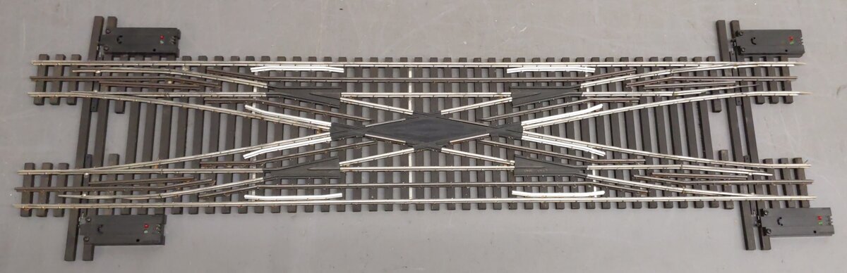 Ross 175M25 Double Crossover with Dz2500 Switch Turnout VG