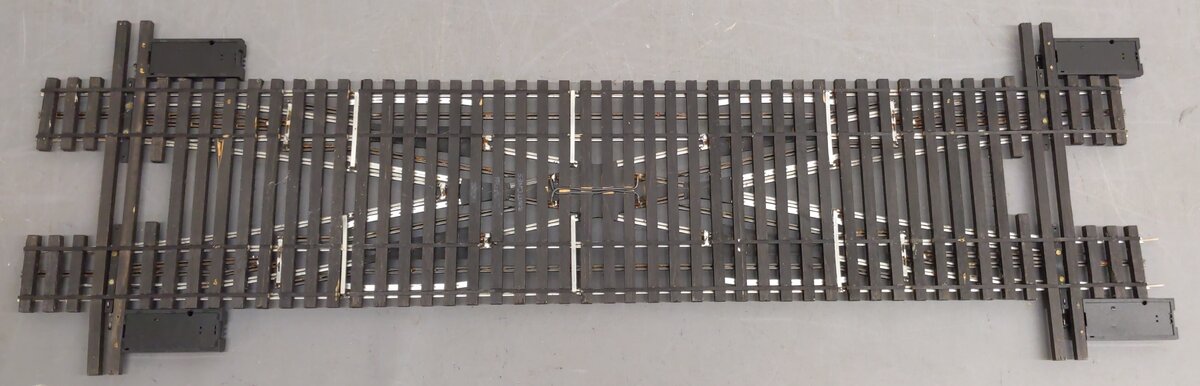 Ross 175M25 Double Crossover with Dz2500 Switch Turnout VG