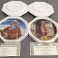 Franklin Mint Limited Edition John Wayne Porcelain Plates [2] NEW