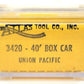 Atlas 3420 N Scale Union Pacific 40' Boxcar #193564 LN/Box