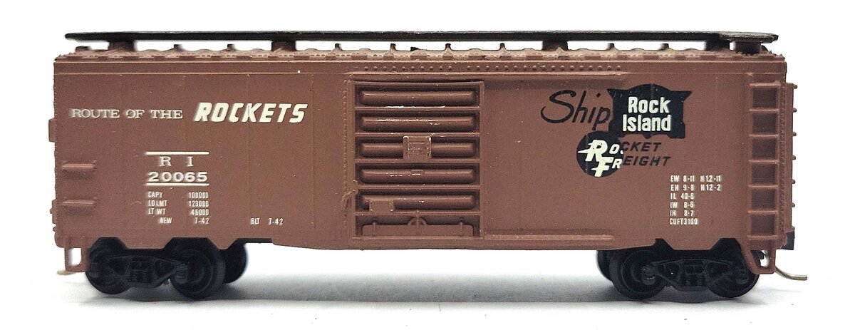 Bachmann 5065-150 N Rock Island 41' Boxcar #20065 LN