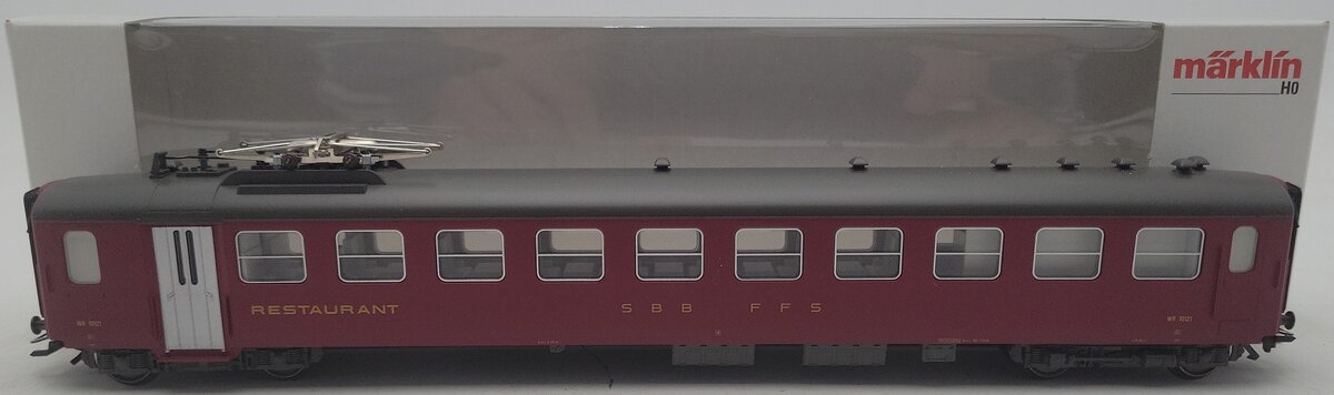 Marklin 43390 HO Swiss Federal Railways SBB Steel Passenger Car LN/Box