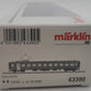 Marklin 43390 HO Swiss Federal Railways SBB Steel Passenger Car LN/Box