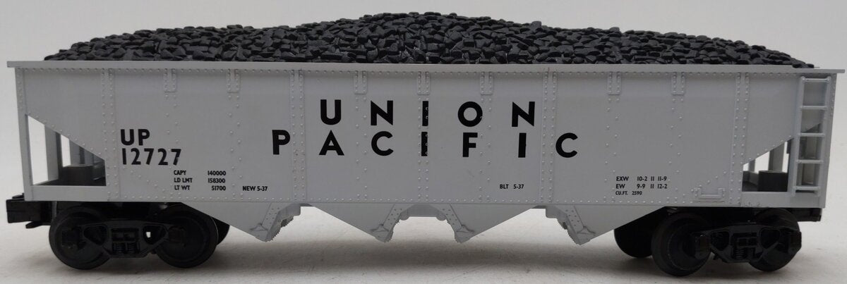 MTH 30-7509 O Gauge Union Pacific Semi-Scale Hopper #12727 EX/Box