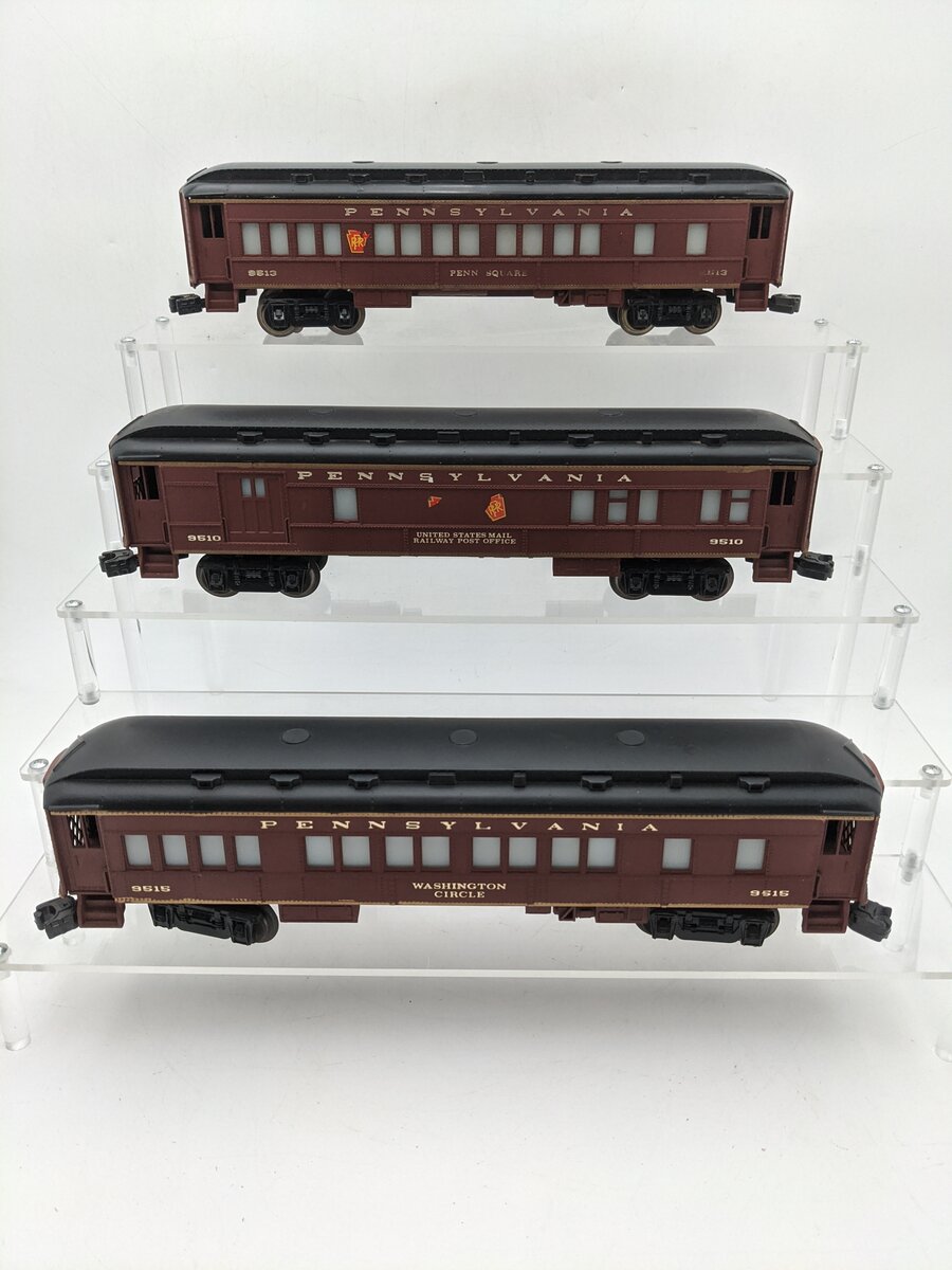 Lionel O Gauge Pennsylvania Passenger Cars [3] VG