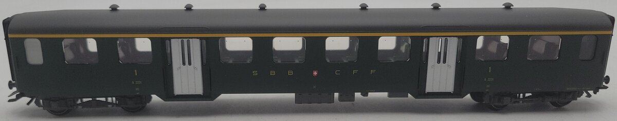 Marklin 43360 HO Swiss Federal Railways SBB 1st Class Passenger Car LN/Box