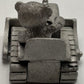 Spoontiques PP692 1:100 Teddy Bear Driving A Dozer Pewter Cast EX
