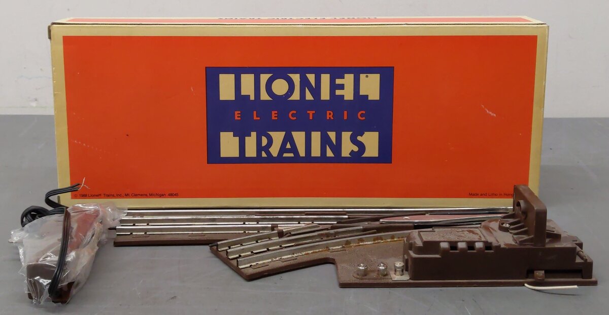Lionel 6-65167 O27 42" Left Hand Remote Control Switch Turnout VG/Box