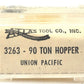 Atlas 3263 N Scale Union Pacific Hopper Car w/Coal Load #18137 LN/Box