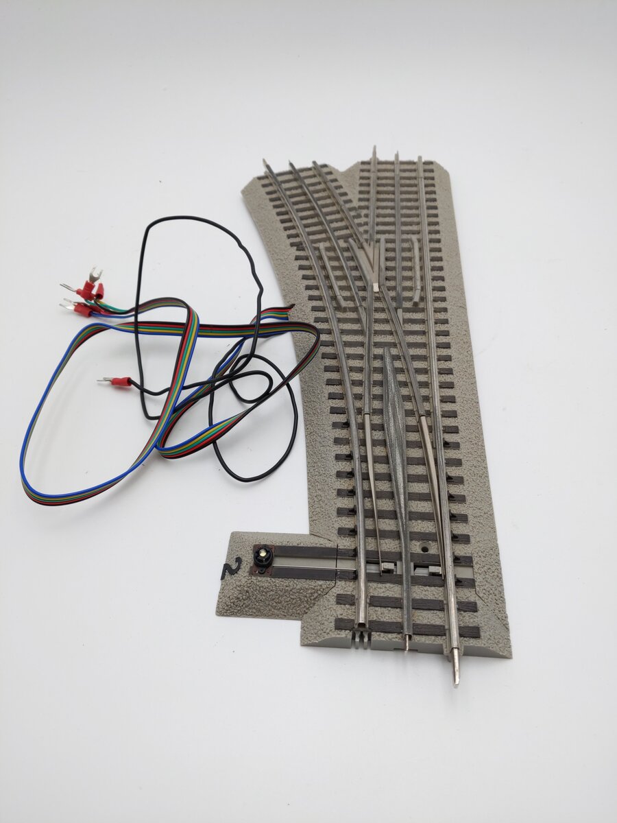 Lionel 6-12048 O72 Left Hand Remote-Control FasTrack Switch Turnout VG
