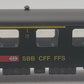Marklin 43410 Swiss Federal Railways Lightweight Steel CabControl Car LN/Box
