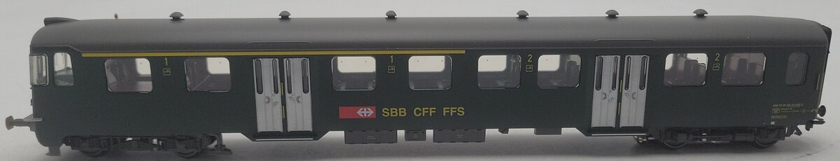 Marklin 43410 Swiss Federal Railways Lightweight Steel CabControl Car LN/Box