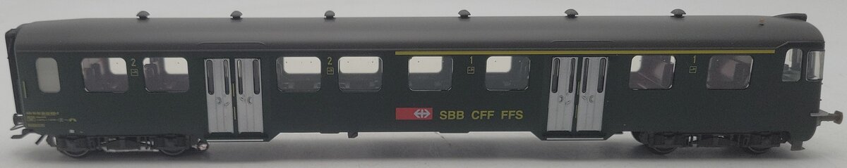 Marklin 43410 Swiss Federal Railways Lightweight Steel CabControl Car LN/Box