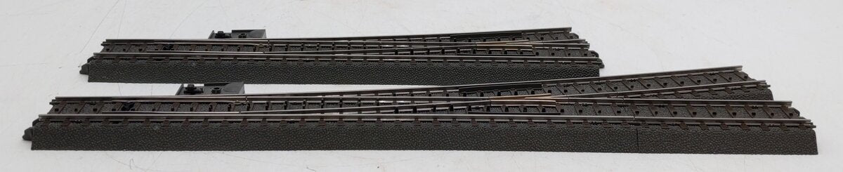 Marklin 24711 HO Left Hand Wide Radius C 2-Way Switch Turnouts [2] EX
