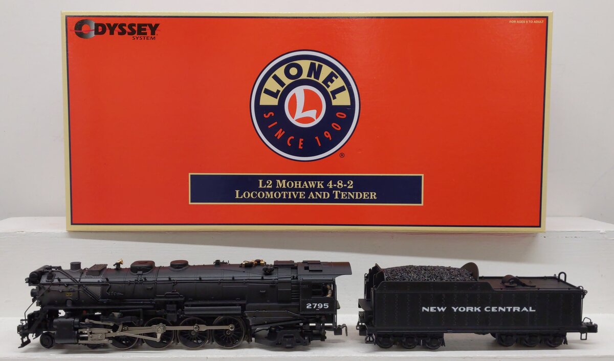 Lionel 6-11114 O NYC L-2 Mohawk Steam Locomotive &Tender w/TMCC #2795 EX/Box