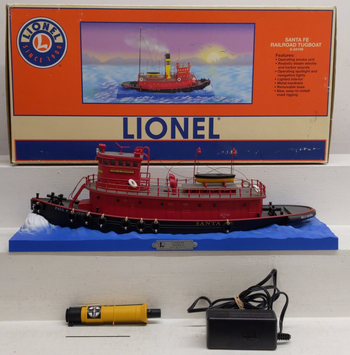 Lionel 6-24109 O ATSF Tugboat EX/Box