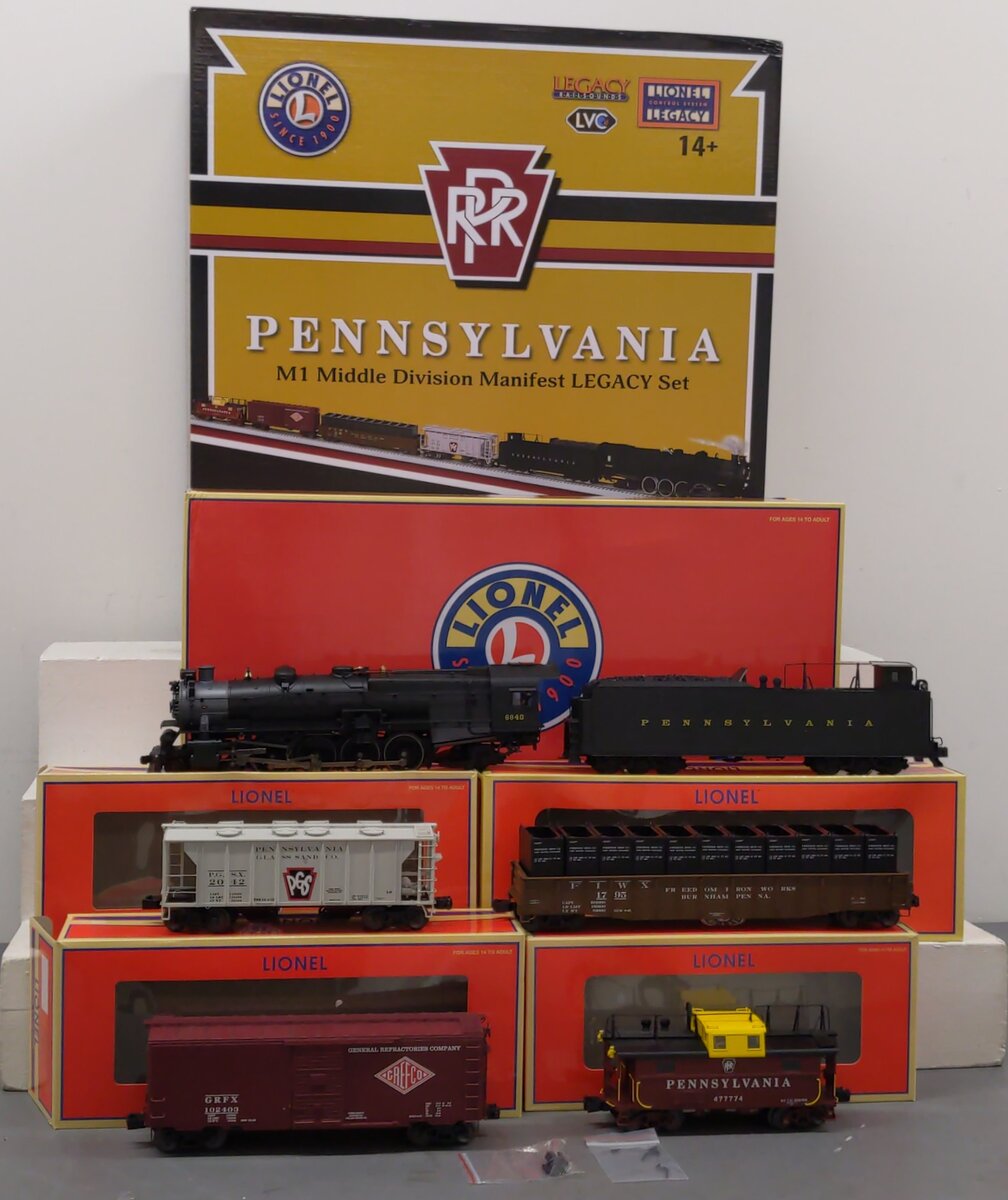 Lionel 2422040 O M1 Middle Division Manifest LEGACY Set EX/Box