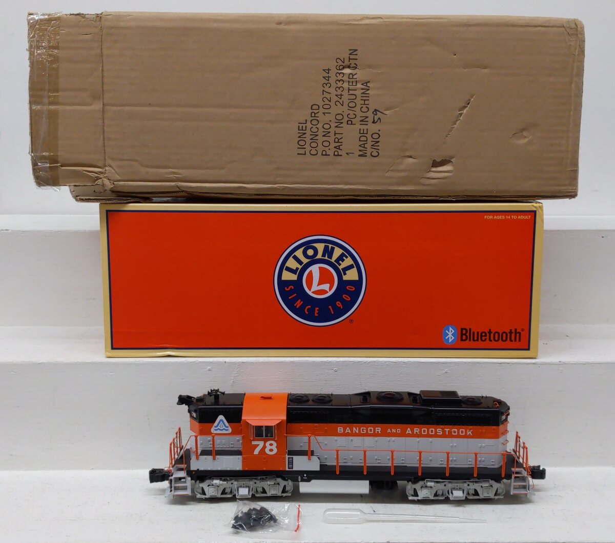 Lionel 2433362 Bangor & Aroostook LEGACY GP9 Diesel Locomotive #78 EX/Box