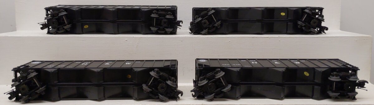 MTH 20-92400 O Norfolk & Western Coke Hopper Car w/Load 4-Car Set EX/Box