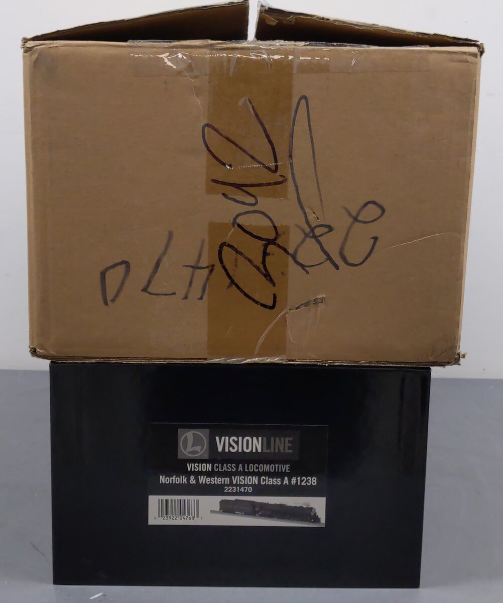 Lionel 2231470 O Norfolk and Western Vision Class A Steam Locomotive #1238 EX/Box