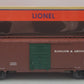 Lionel 2442261 Bangor and Aroostook Steel Side Box Car #65220 EX/Box