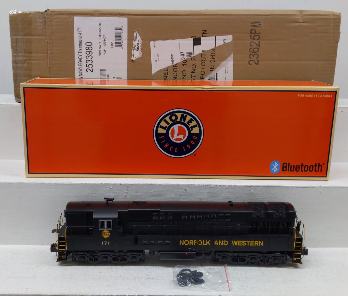 Lionel 2533980 O Muffins N&W LEGACY Trainmaster #171 EX/Box