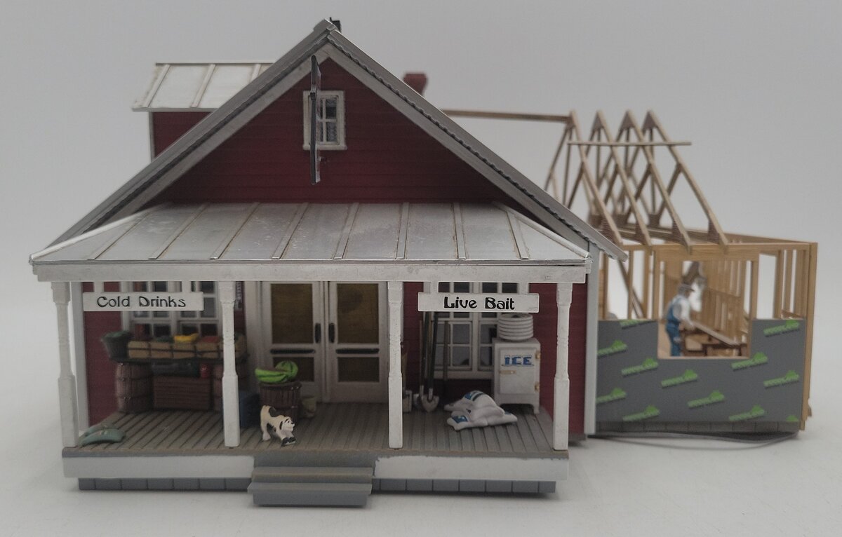 Woodland Scenics BR5845 O Built-&-Ready Country Store Expansion Building