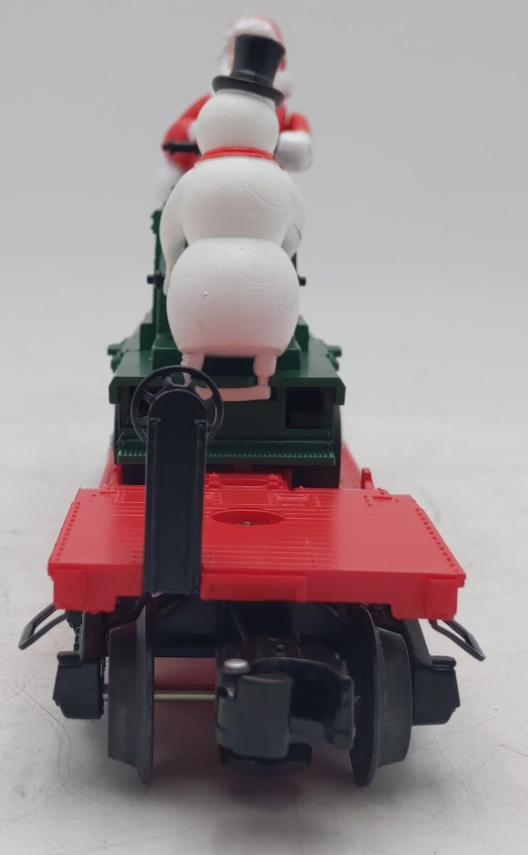 Lionel 2128260 O North Pole Central Flatcar with Handcar EX/Box