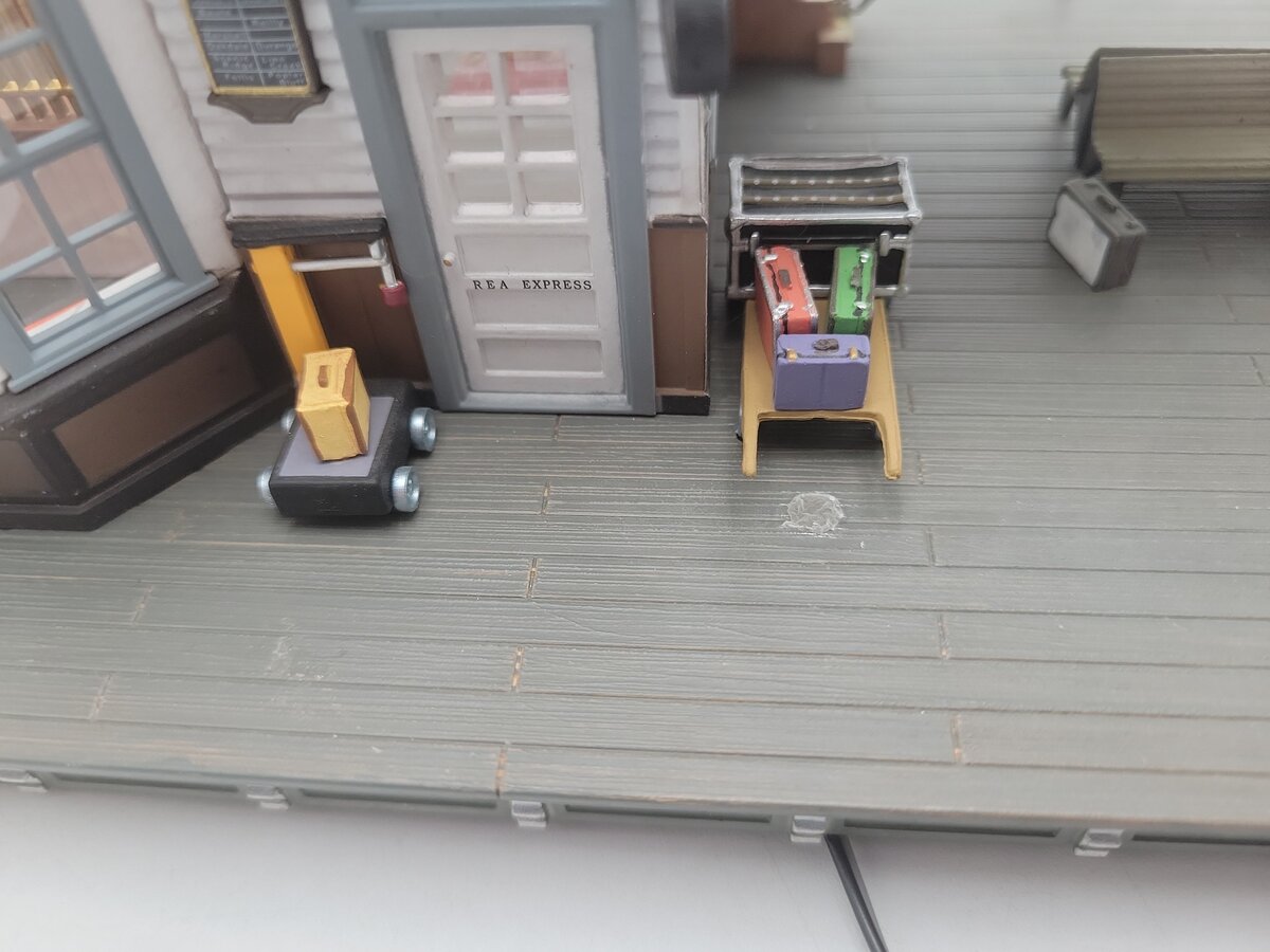 Woodland Scenics BR5852 O Built-&-Ready Linn Creek Depot Building EX