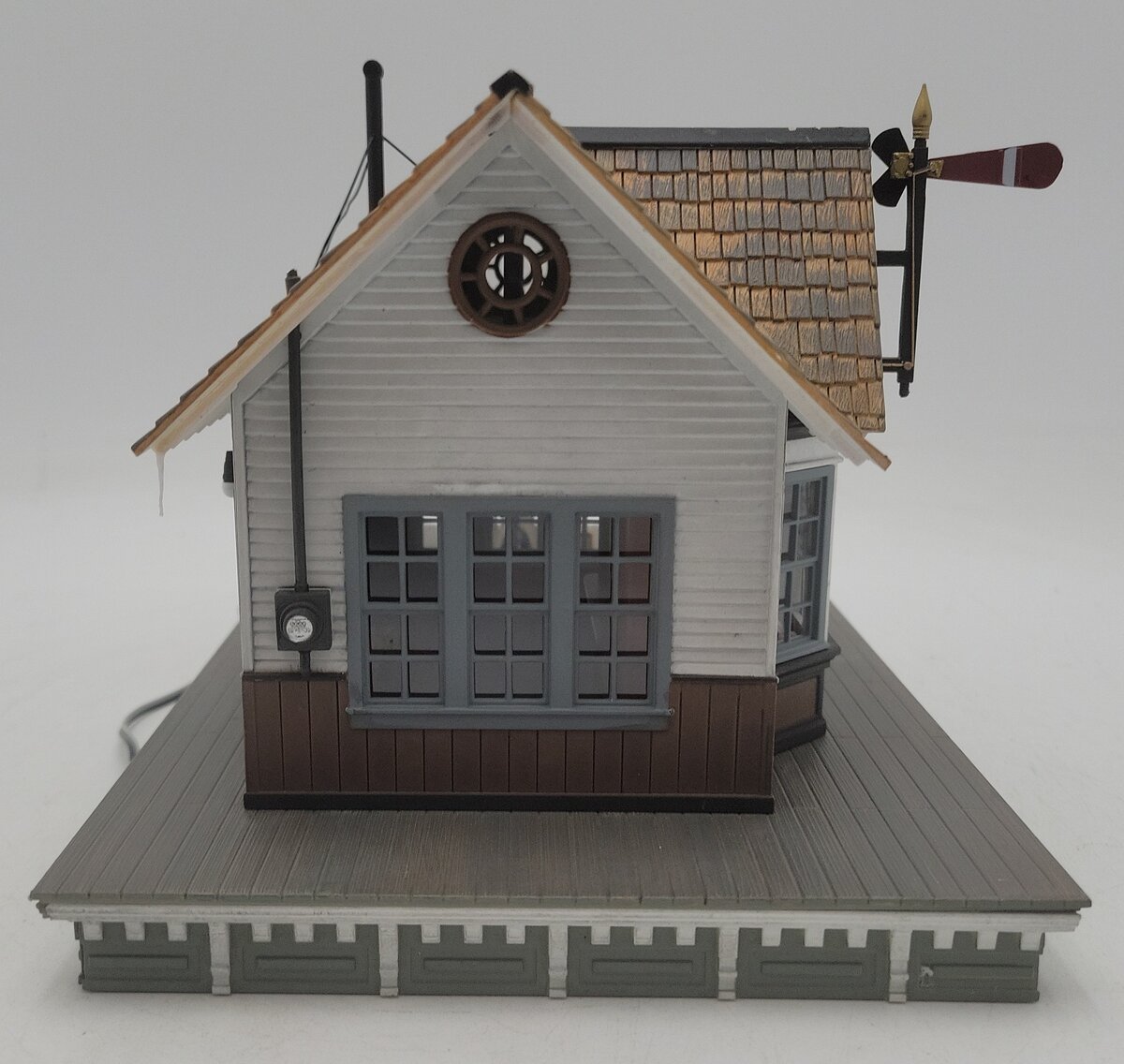 Woodland Scenics BR5852 O Built-&-Ready Linn Creek Depot Building EX