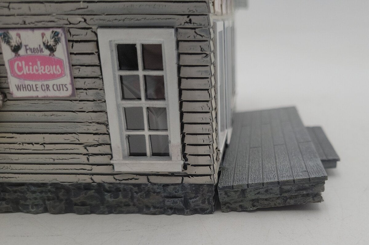 Woodland Scenics BR5872 O Assembled Built-N-Ready Butcher Shop Building EX