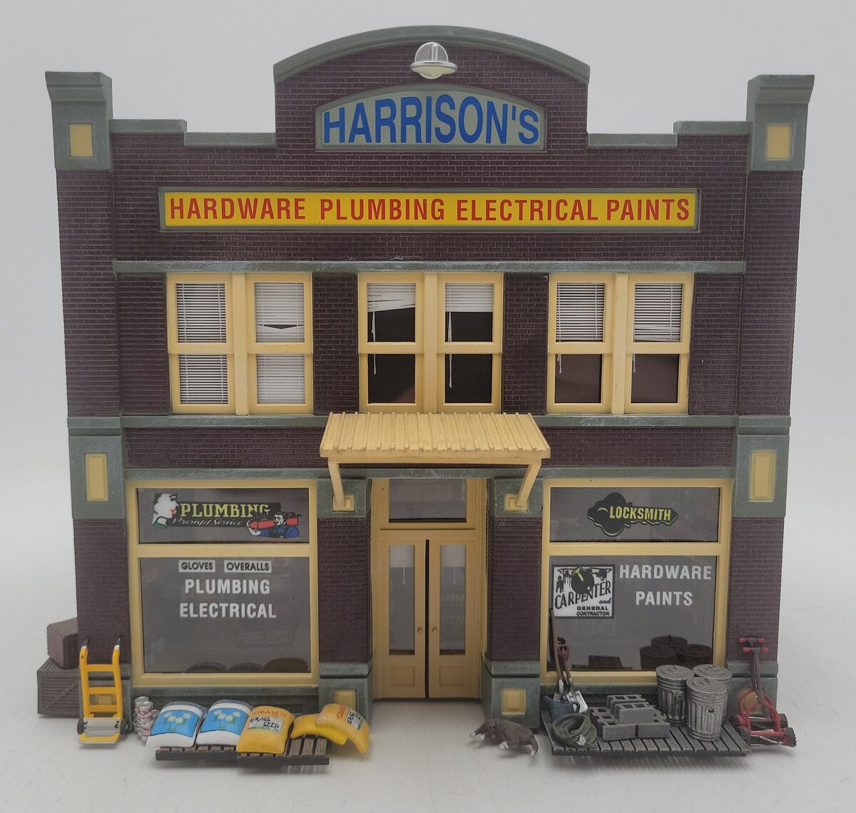 Woodland Scenics BR5842 O Scale Built-&-Ready Harrison's Hardware Building EX