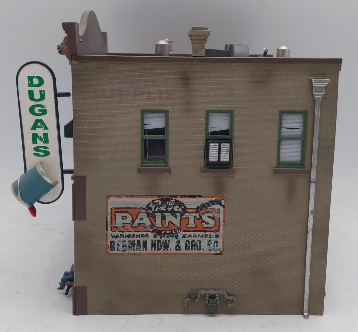Woodland Scenics BR5853 O Scale Built-&-Ready Dugan's Paint Store Building EX