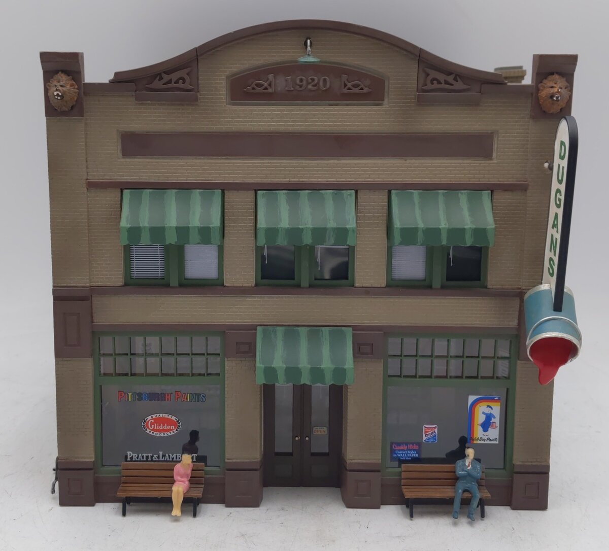 Woodland Scenics BR5853 O Scale Built-&-Ready Dugan's Paint Store Building EX