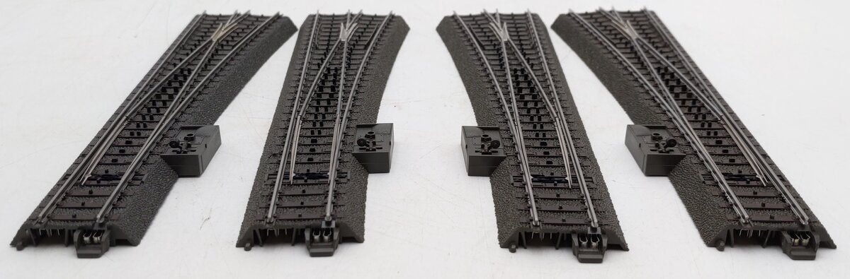 Marklin HO Scale Left/Right Hand Wide Radius C 2-Way Switch Turnouts [4] EX