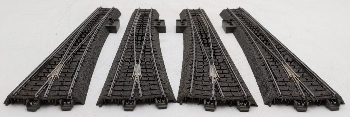 Marklin HO Scale Left/Right Hand Wide Radius C 2-Way Switch Turnouts [4] EX