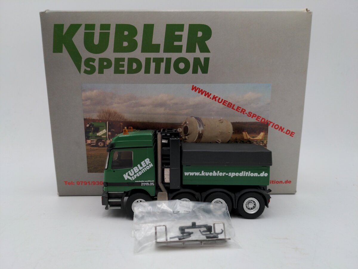 Conrad 40002 1:50 Scale Diecast Kubler 4 Axle Prime Mover w/Ballast Box EX/Box