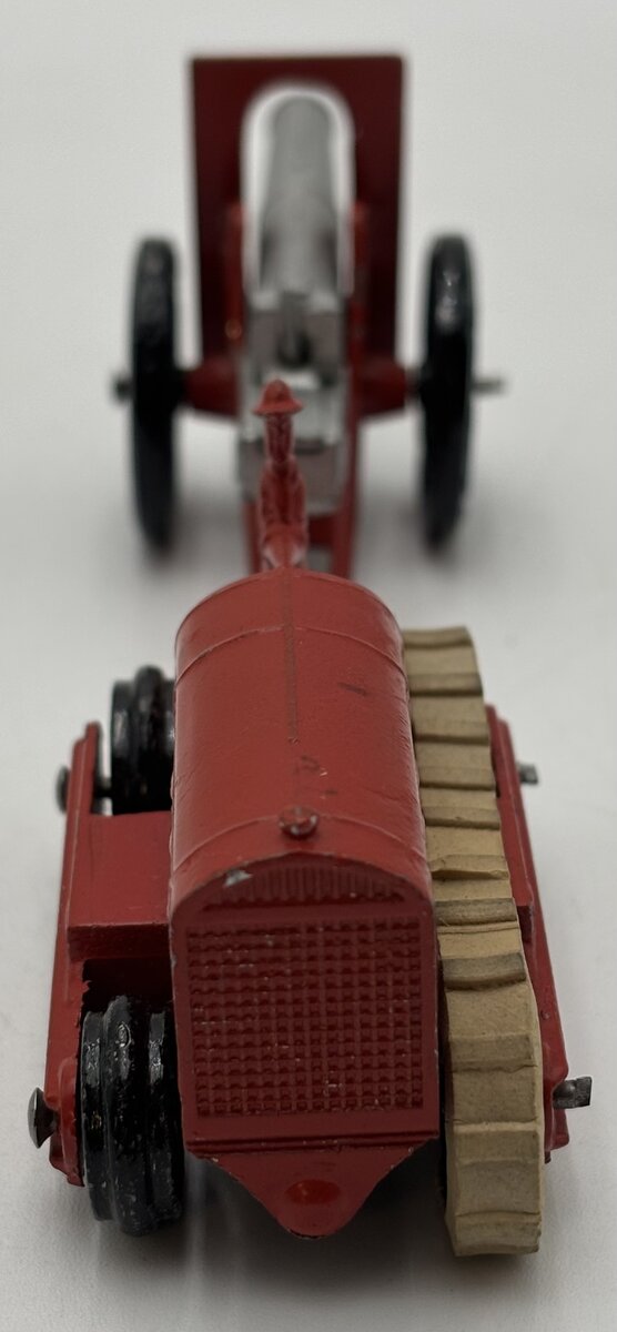 Tootsietoy 1:64 CAT Crawler Tractor/Field Artillery Gun Diecast VG