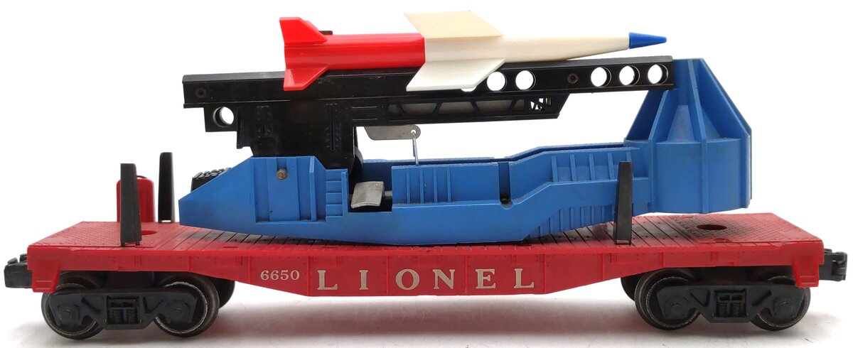 Lionel 6650 Vintage O IRBM Rocket Launcher VG