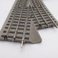 Lionel 6-12048 O72 Nickel Silver FasTrack Left Hand Remote Switch Turnout VG