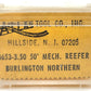 Atlas 3653 N Scale Burlington Northern 50' Reefer #5198