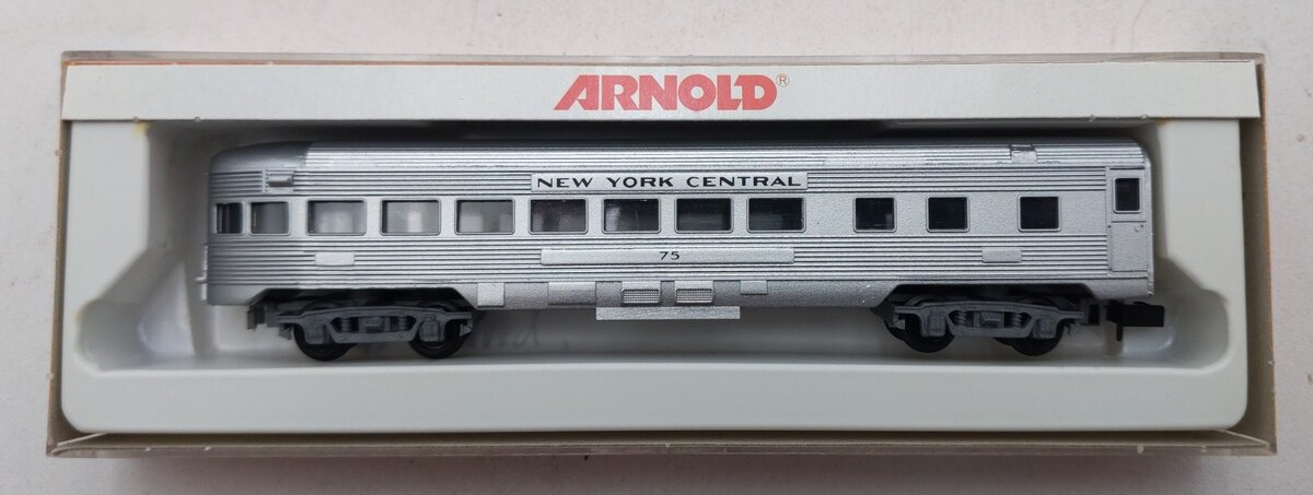 Arnold 5435 N Scale New York Central Passenger Observation Car #75 LN/Box