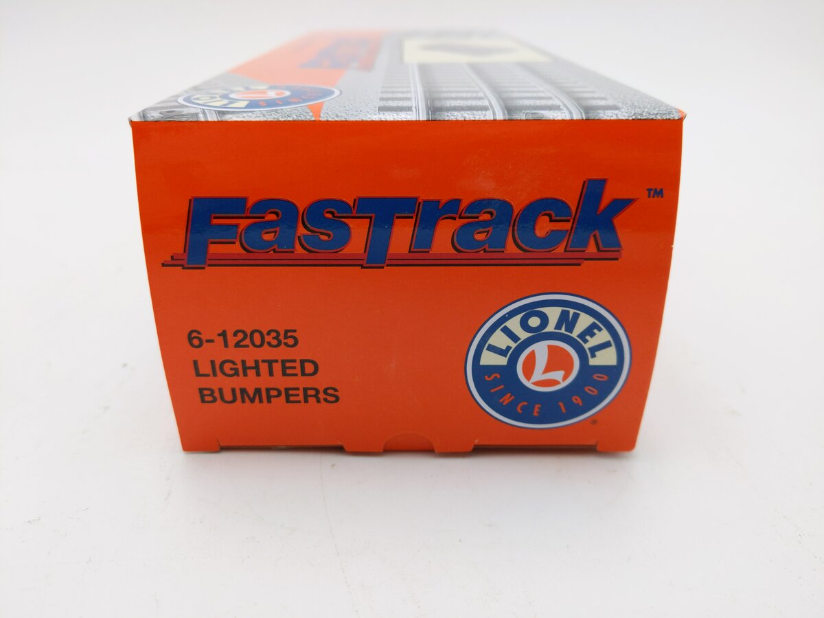 Lionel 6-12035 O Gauge FasTrack Lighted Bumper VG/Box