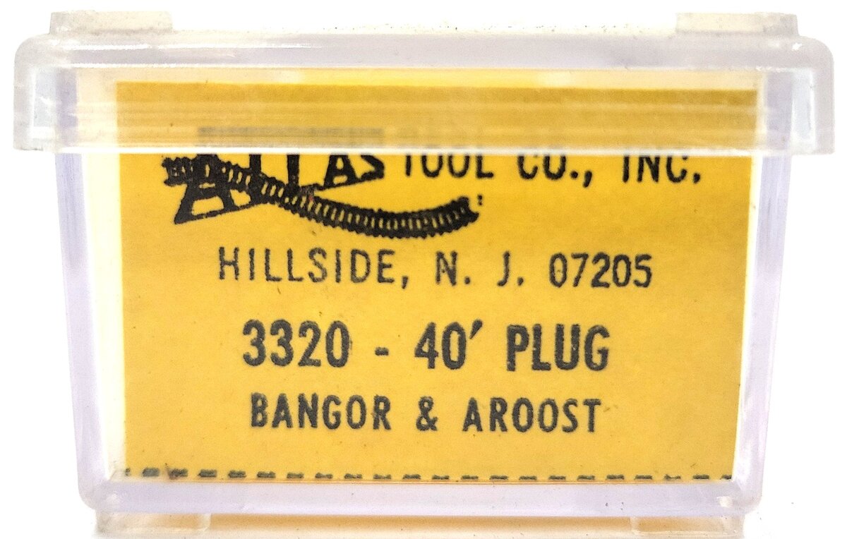 Atlas 3320 N Scale Bangor & Aroostook 40' Plug Door Boxcar #12002 LN/Box