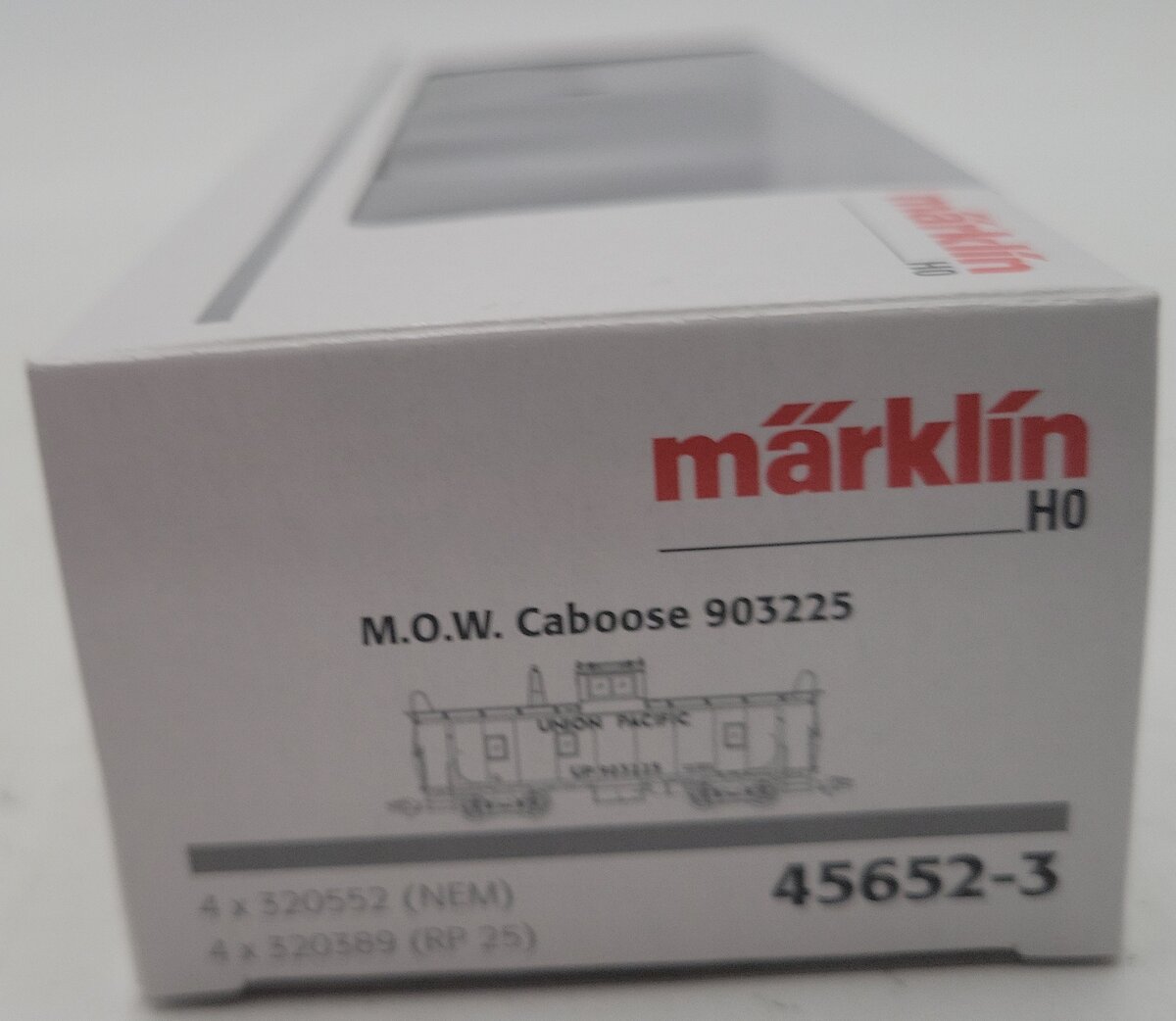 Marklin 45652-3 HO Scale M.O.W Caboose #903225 LN/Box