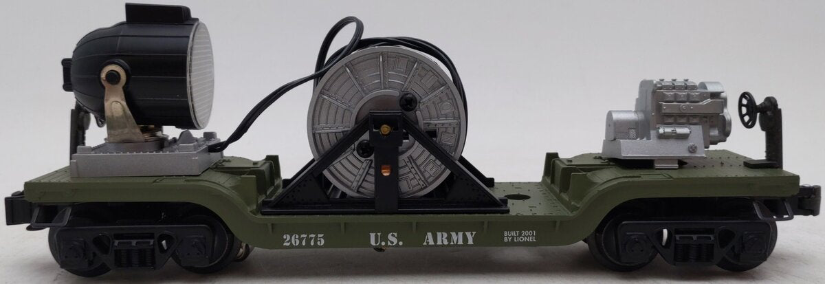 Lionel 6-26775 O Gauge US Army Operating Searchlight Car #26775 EX/Box